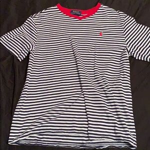 Sz 14-16 striped polo t-shirt